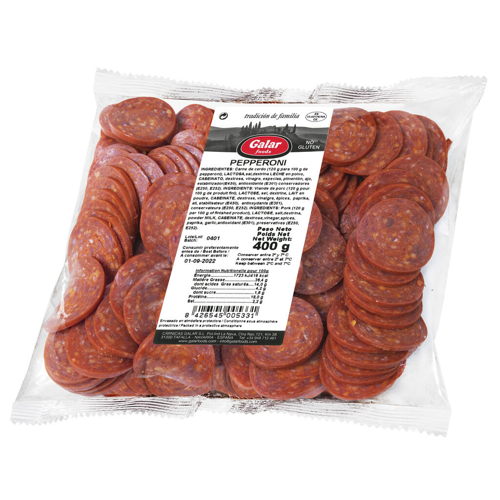 Pepperoni tranché