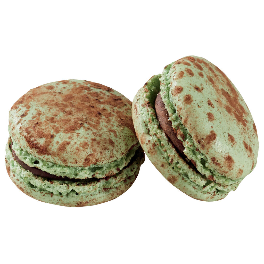 Macaron chocolat menthe