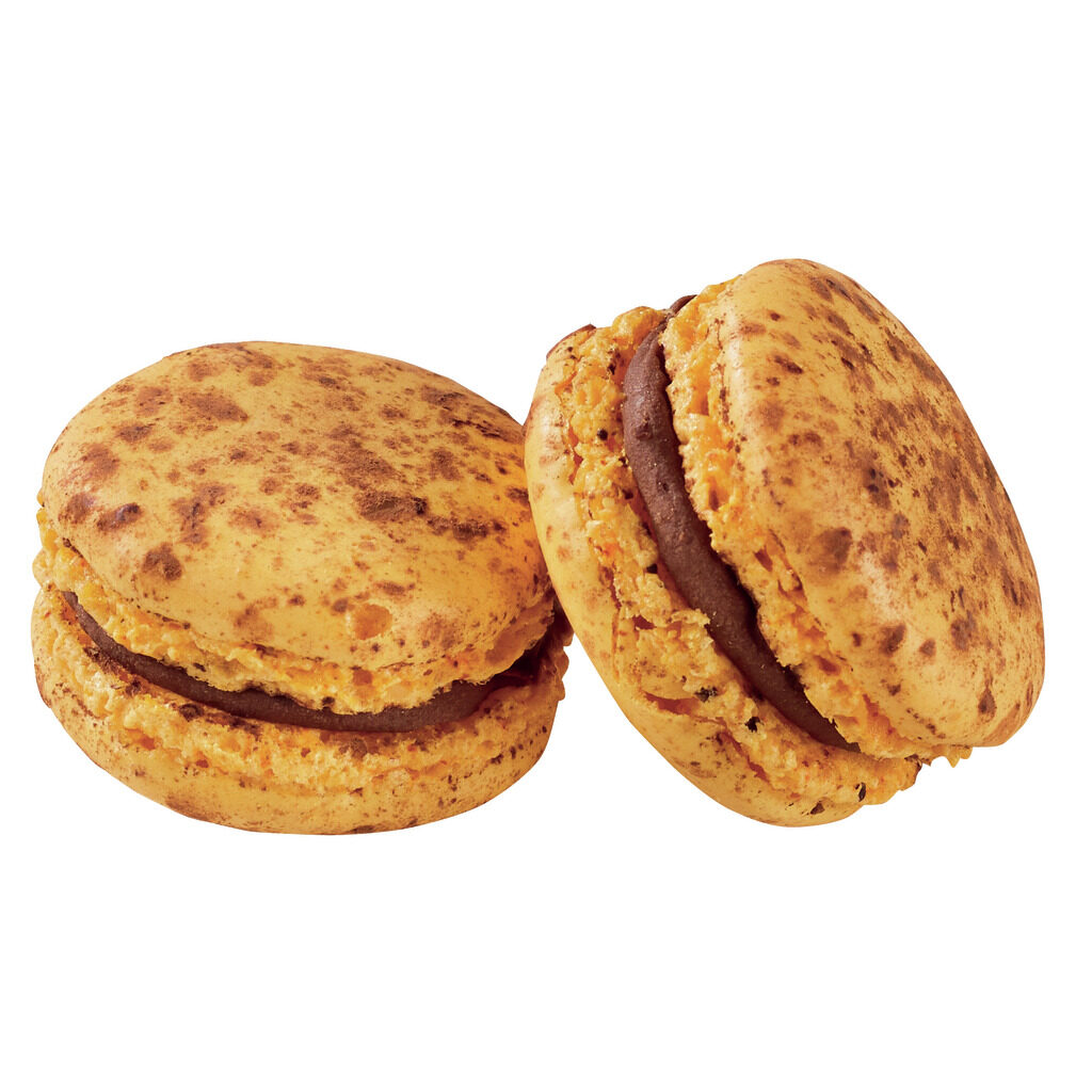 Macaron chocolat orange