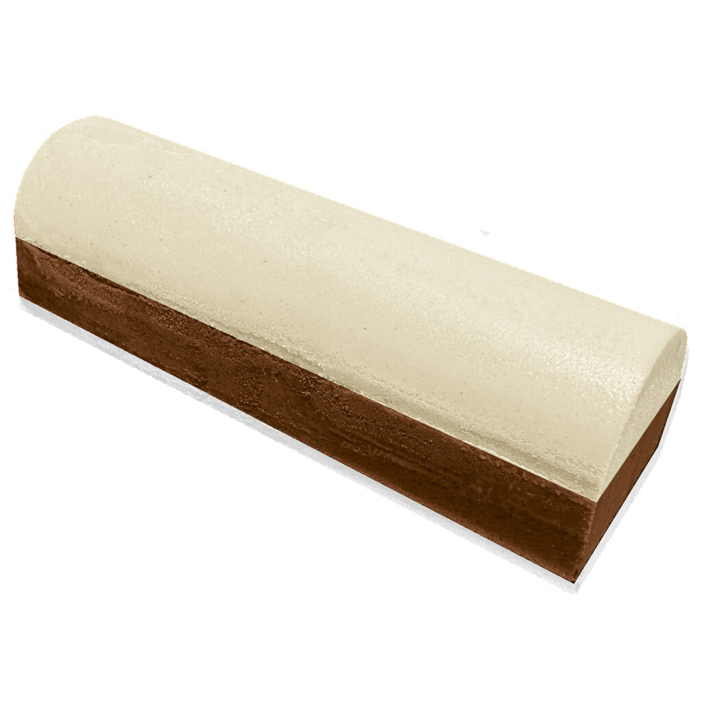 Bûche glacée semi-finies chocolat / vanille