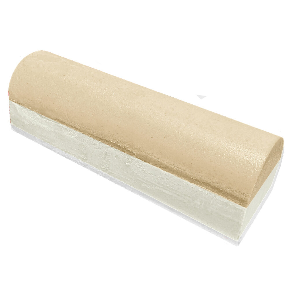 Bûche glacée semi-finies poire / caramel salé