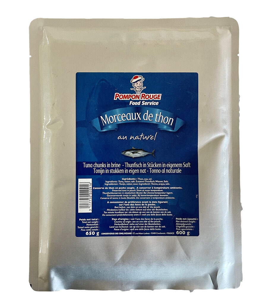 Morceaux de thon naturel Albacore