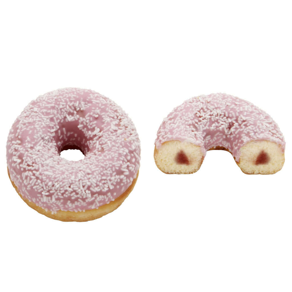 Donut fourré fraise