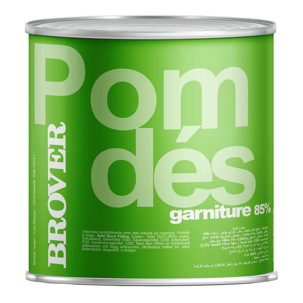 Garniture de pommes en dés