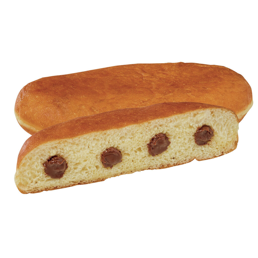 Beignet mascotte saveur chocolat noisette