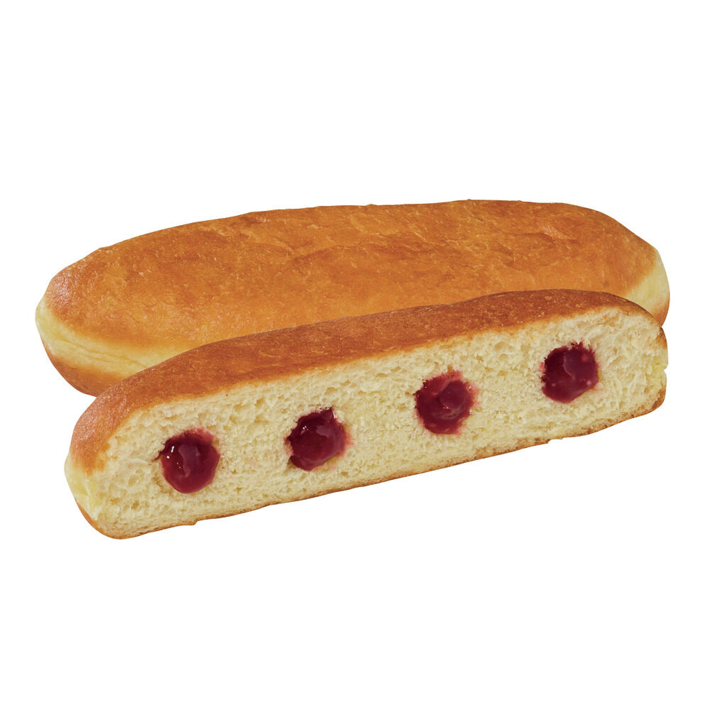 Beignet mascotte framboise