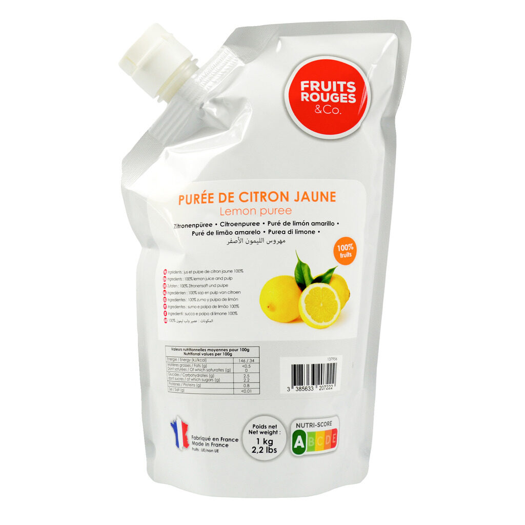Purée de citron jaune