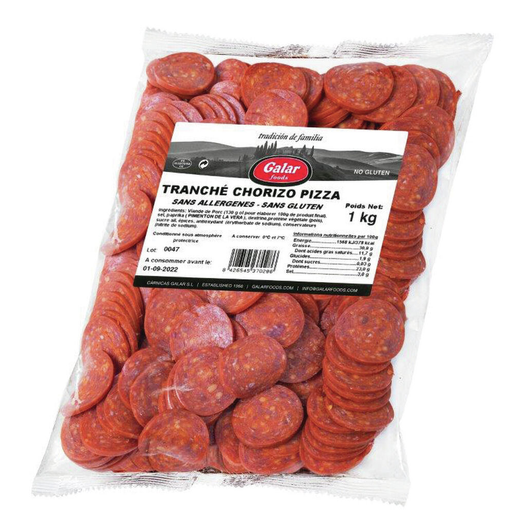 Chorizo Sarta tranché