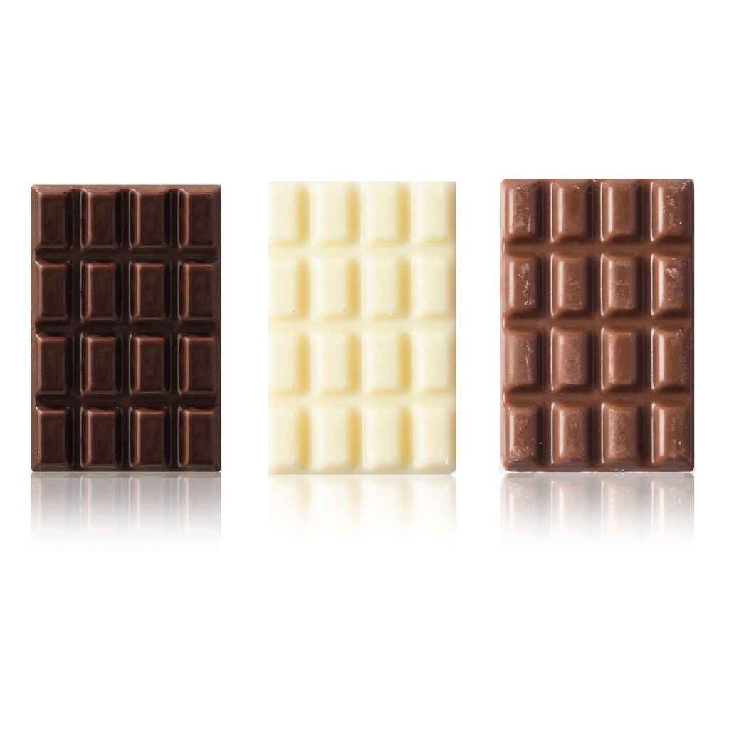 Assortiment tablettes de chocolat