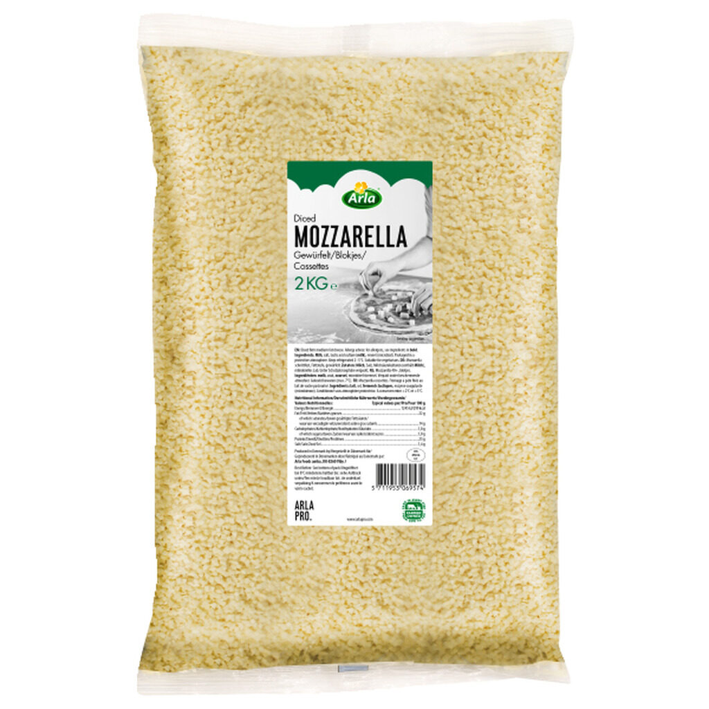 Mozzarella cossettes