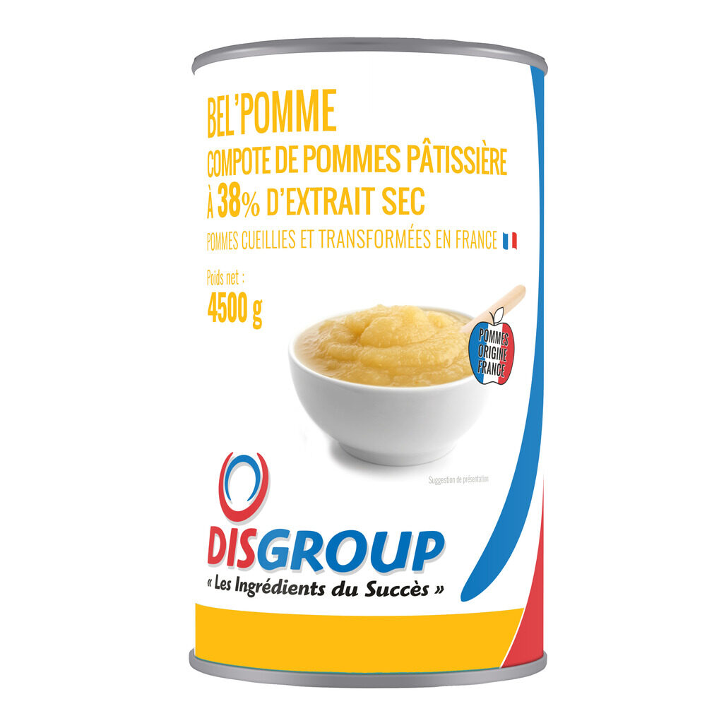 Compote de pommes pâtissière Bel'Pomme 38 %