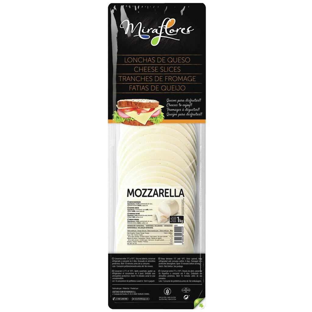 Tranches de Mozzarella