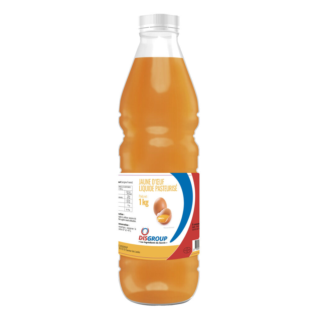 Jaune d'œuf liquide pasteurisé