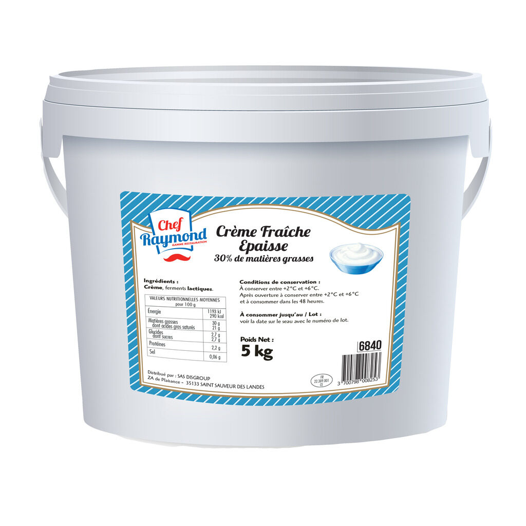Crème fraiche épaisse 30% M.G.