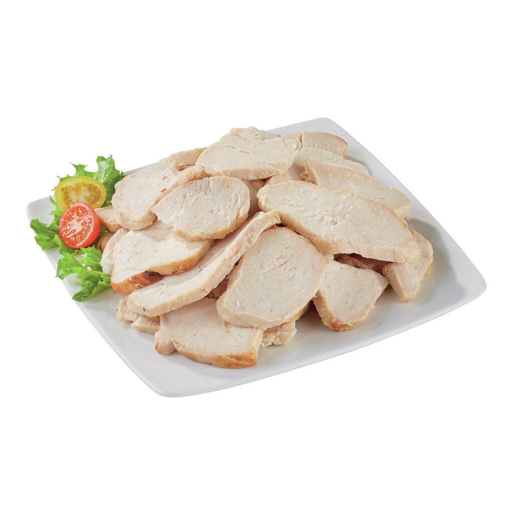 Émincés de filet de poulet rôti