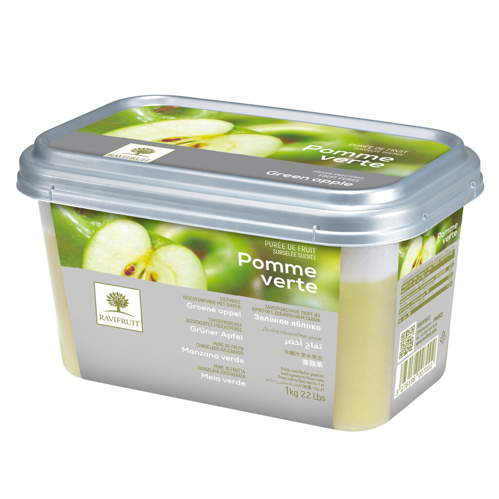 Purée pomme verte