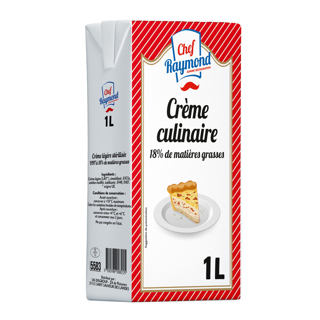 Crème culinaire 18% M.G.