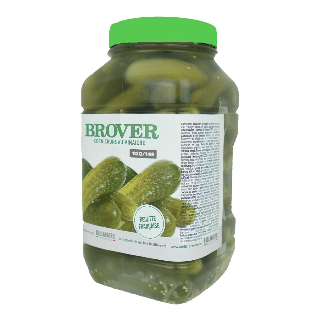 Cornichons pasteurisés au vinaigre