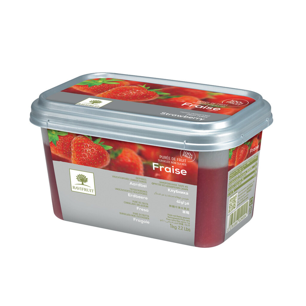 Purée fraise non sucrée