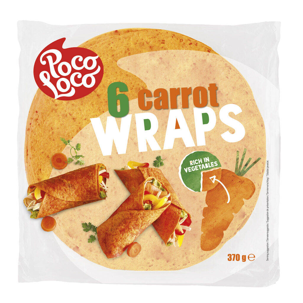 Tortilla wrap carotte