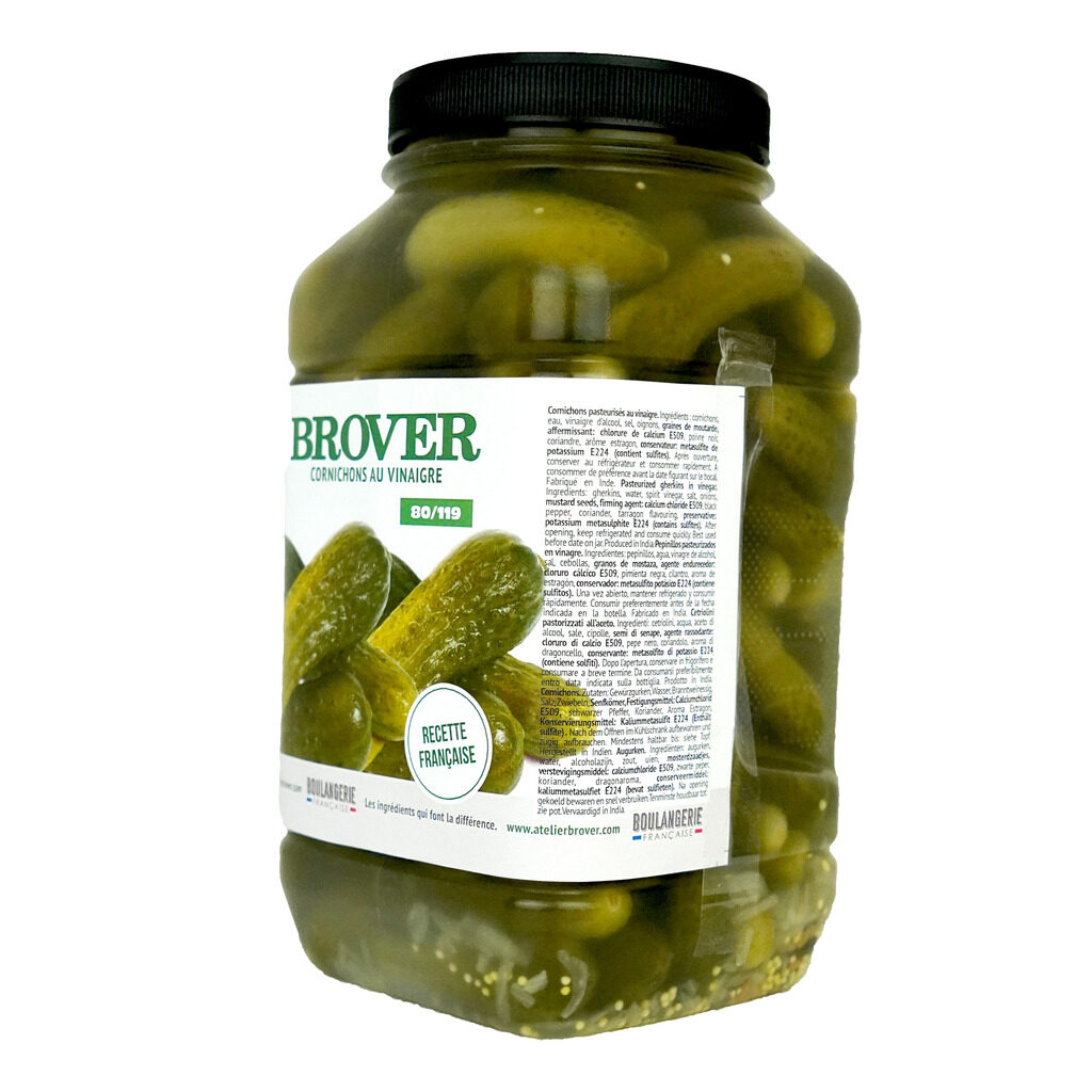 Cornichons pasteurisés au vinaigre