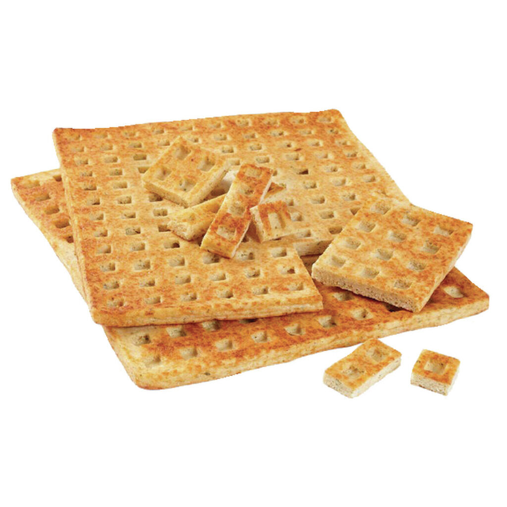 Plaques de gaufre emmental persil