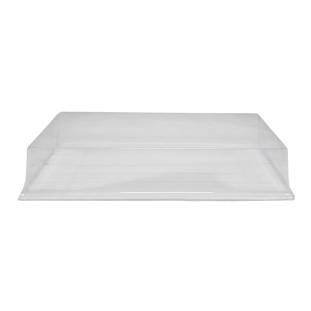 Couvercle bas PET pour assiette rectangle Evasion