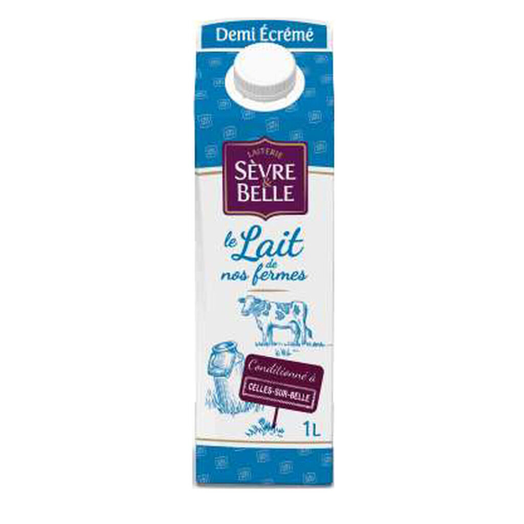 Lait UHT demi-écrémé