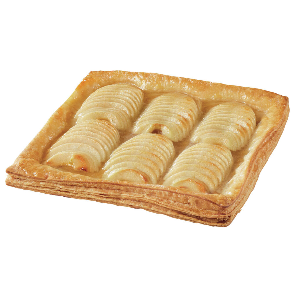 Tarte fine carrée pommes