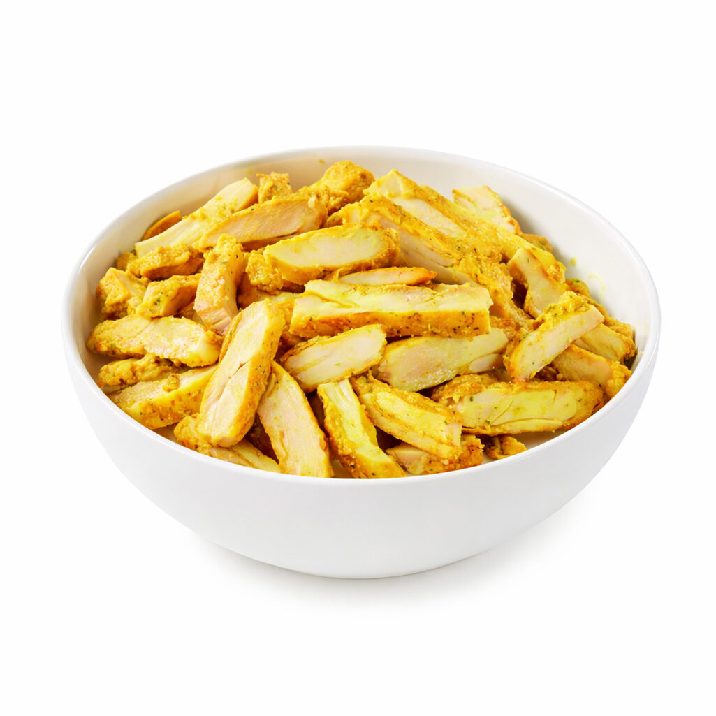 Émincés de cuisse de poulet curry
