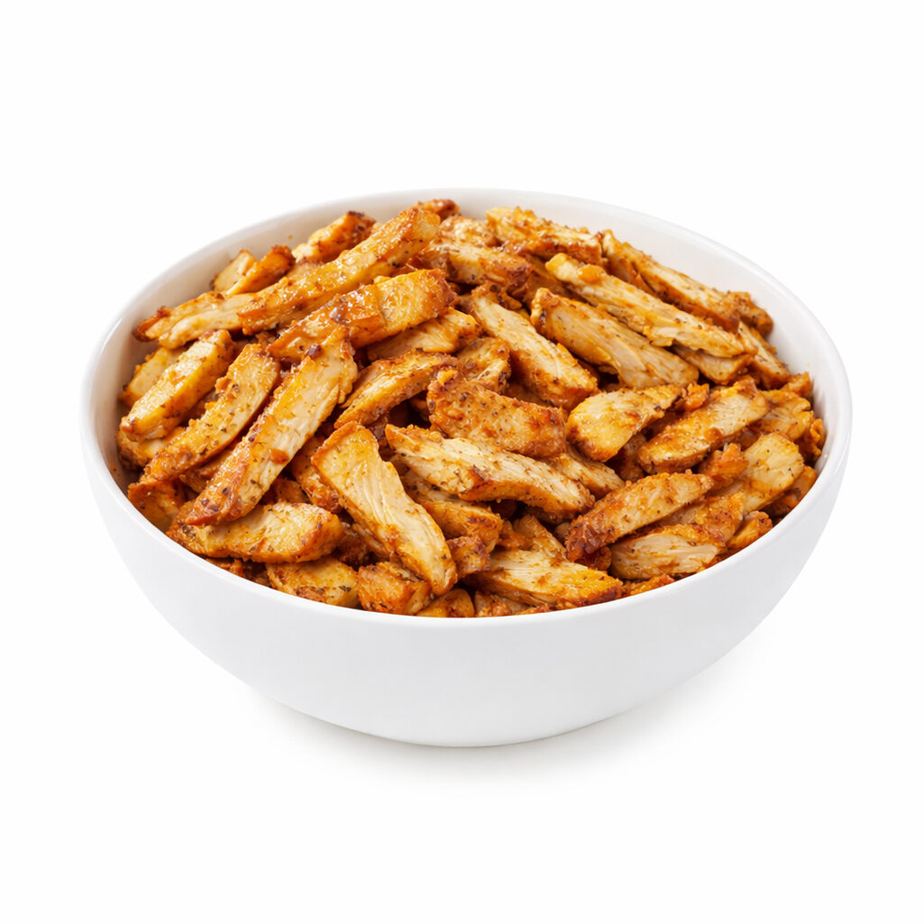 Émincés de cuisse de poulet kebab