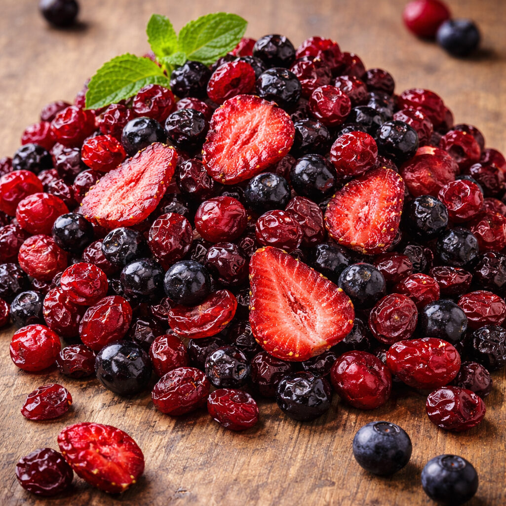 Concentré fruits rouges déshydratés