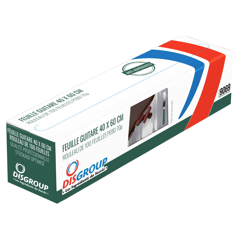 Feuille guitare anti-adhérente transparente