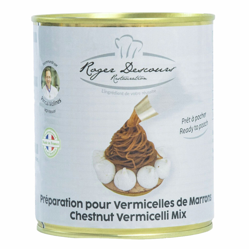Préparation pour vermicelles de marrons