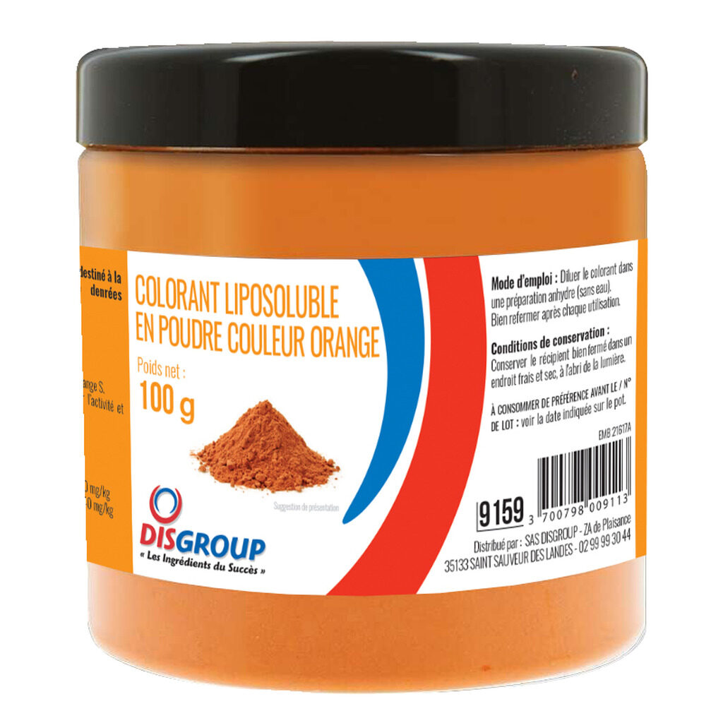 Colorant poudre liposoluble