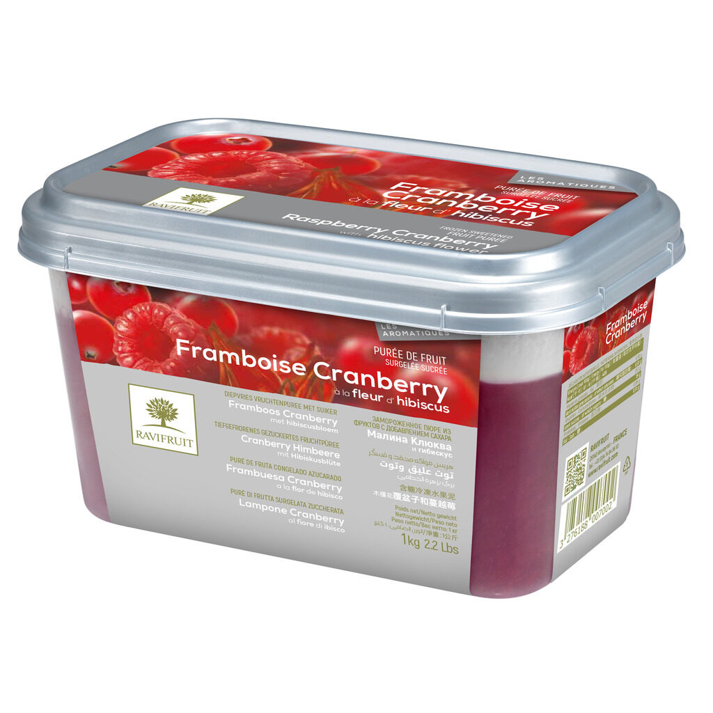 Purée framboise, cranberry et hibiscus