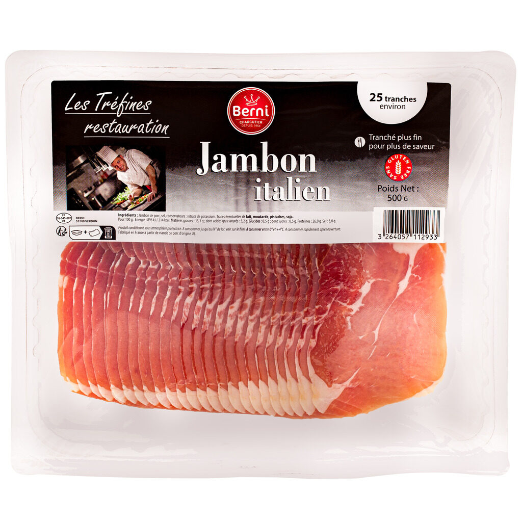 Jambon italien tranché