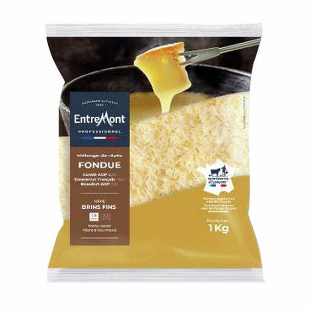 Fromage râpé spécial fondue