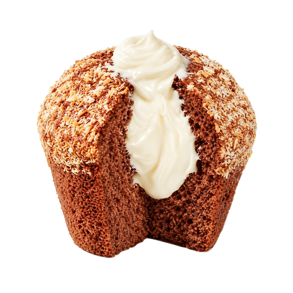 Muffin cacao fourré noix de coco