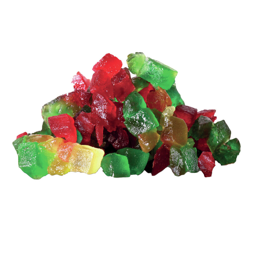 Cubes de melons tricolores