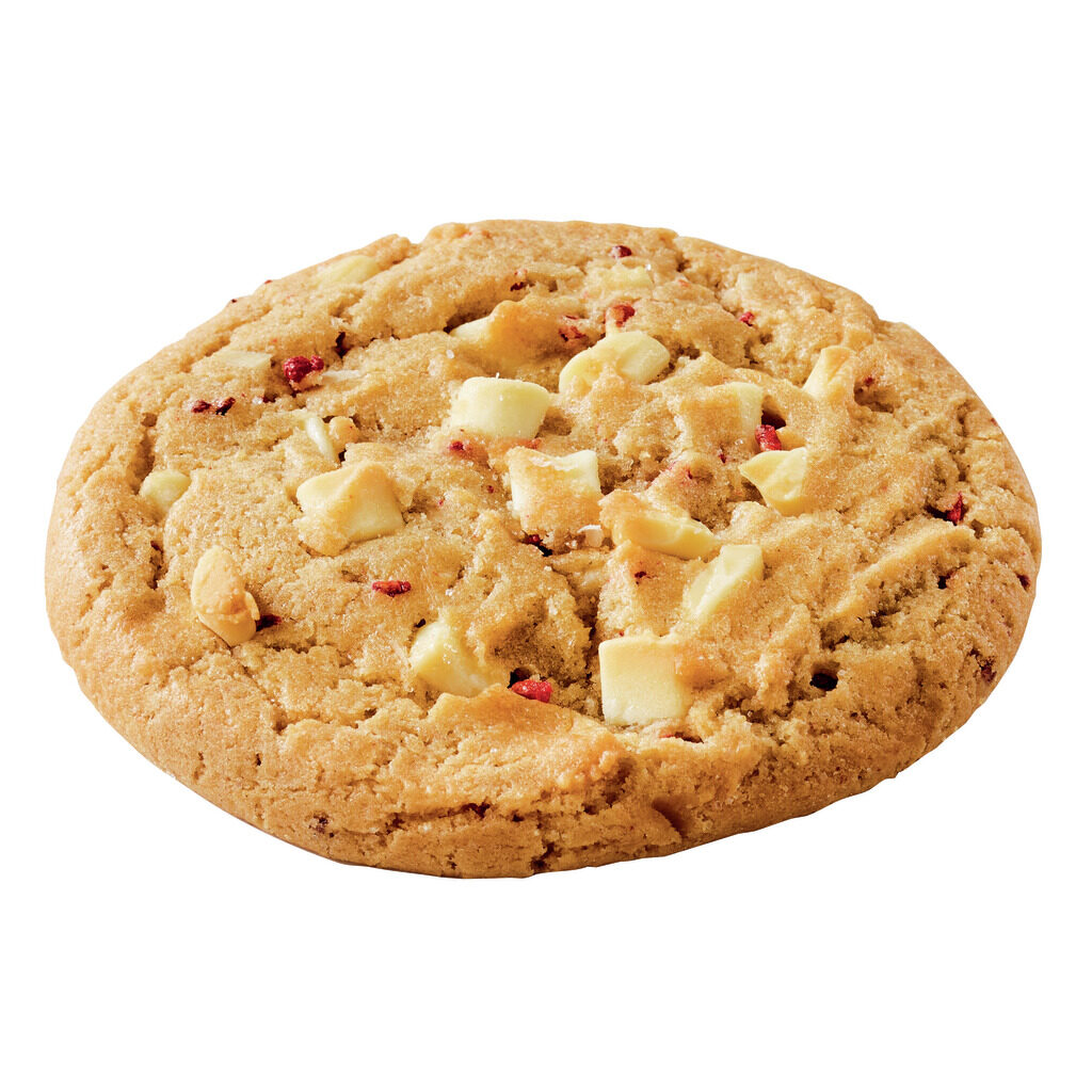 Cookie chocolat blanc / framboise