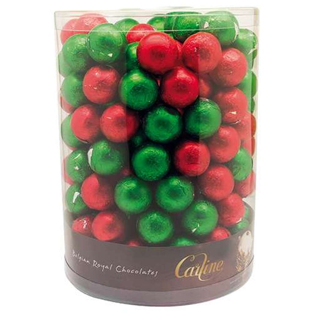 Boules praliné vert & rouge