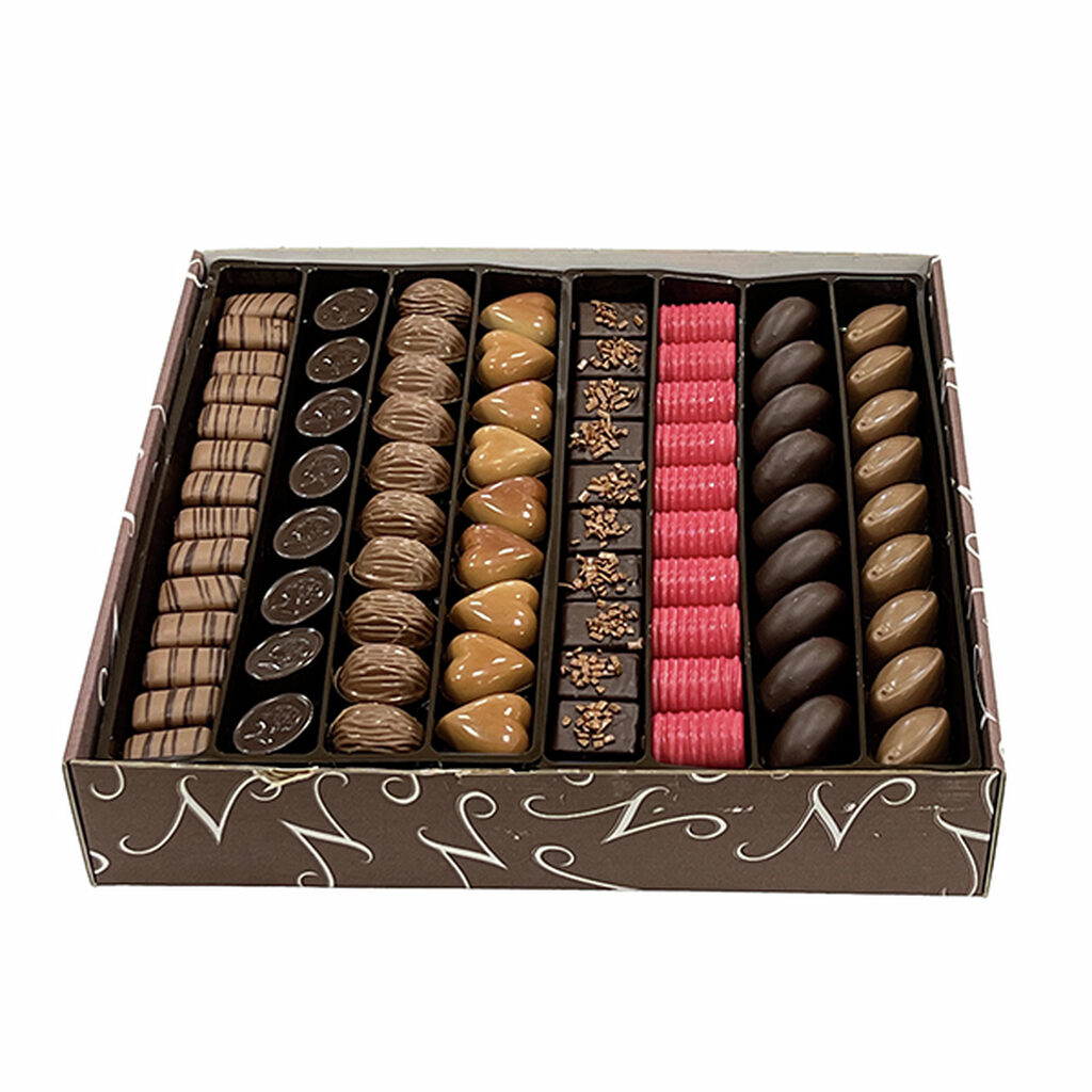 Assortiment bonbons pralines pâtissières