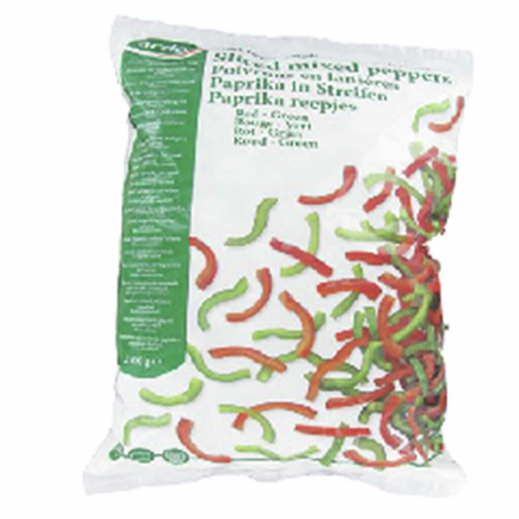 Poivrons lanières rouges & verts