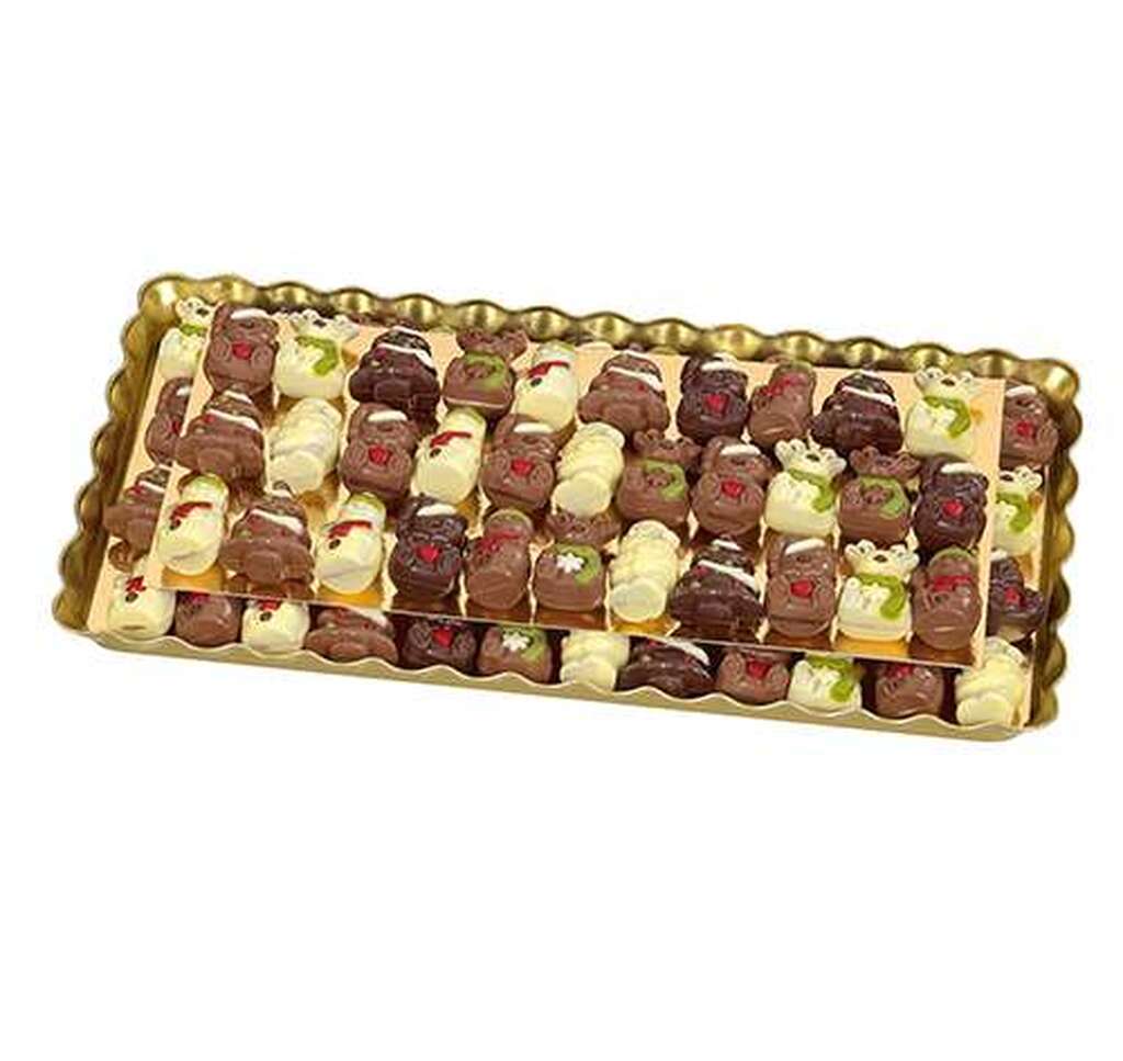 Bonbons figurines de Noël praliné