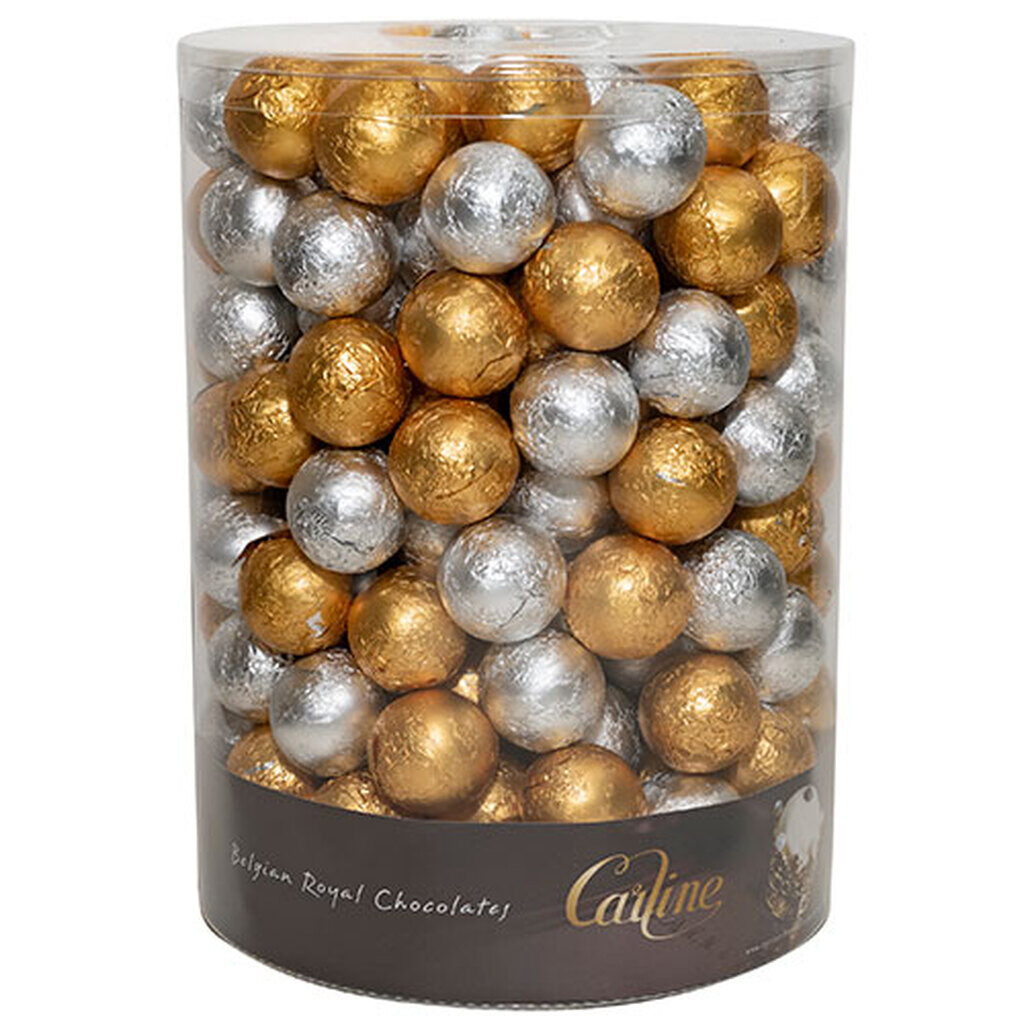 Boules praliné or & argent