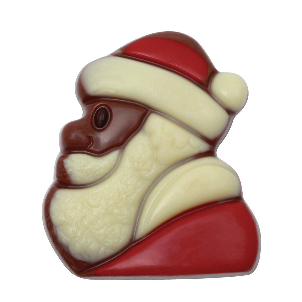 Caraque tête du père Noël