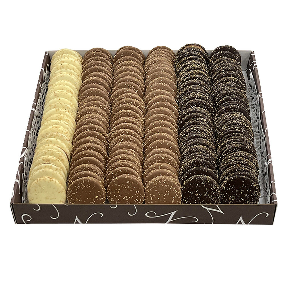 Tuiles fourrées praliné