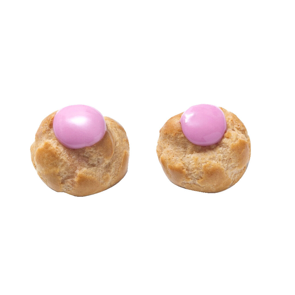 Mini choux framboise