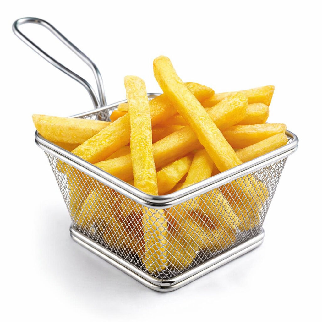 Frites crispy enrobées